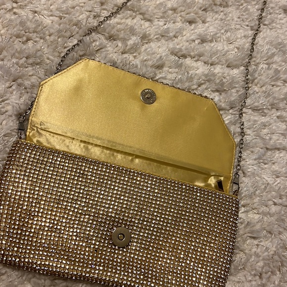 Gold beaded purse - Picture 3 of 4